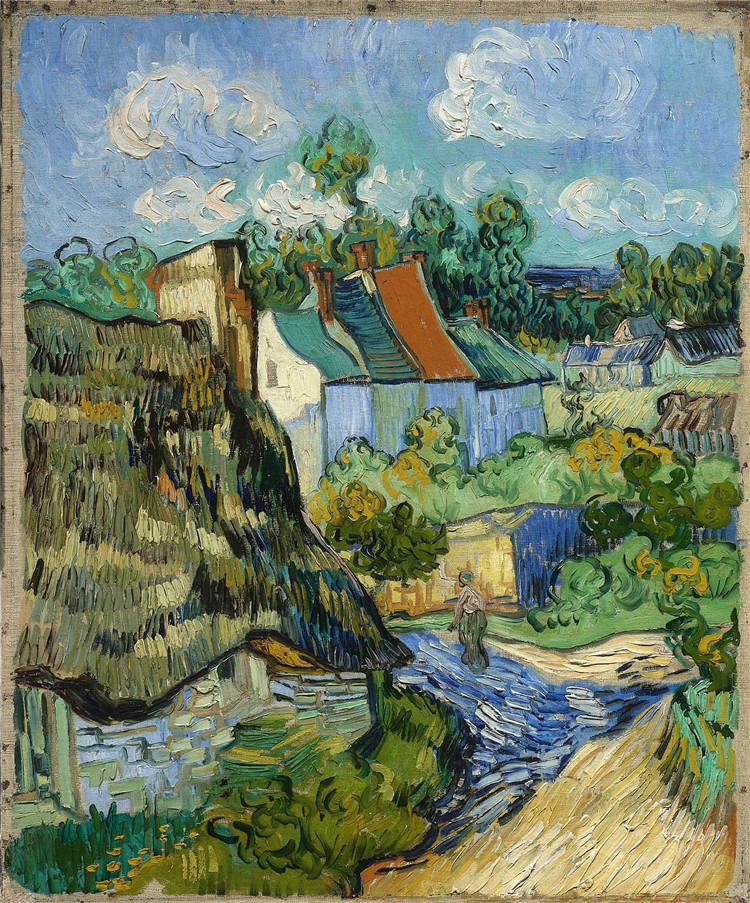 Houses In Auvers Vincent Willem Van Gogh Oil Painting